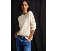 Street One Femme Pull structuré douillet in Beige, in size: 38