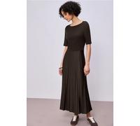Street One Femme Robe midi in Marron, in size: 34