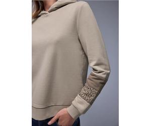 Street One Femme Sweat à capuche in Beige, in size: 46
