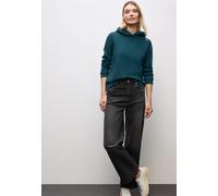 Street One Femme Sweat-shirt avec capuche in Turquoise, in size: 34