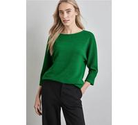 Street One Femme T-shirt à la structure fine in Vert, in size: 34