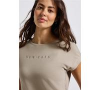 Street One Femme T-shirt avec détails scintillants in Beige, in size: 36