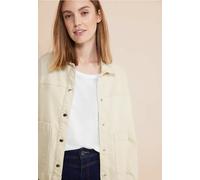 Street One Femme Veste en jean beige in Blanc, in size: 44