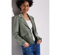 Street One Femme Veste en velours in Vert, in size: 44