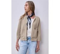 Street One Femme Veste look soie in Beige, in size: 34