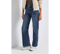 Street One Femme Wide Legs Jeans in Bleu, in size: 31
