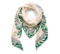Street One Foulard triangulaire pour femme avec structure, Coton beige, A