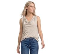 Street One Haut Aspect Soie avec col Cascade Clay Sand 46