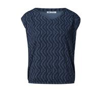STREET ONE Haut bleu marine / bleu clair, Taille L