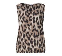 Street One Haut avec col en V et Ourlet élastique Timeless Beige 36