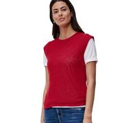 Street One Haut de Couleur Unie Rouge Salsa 38