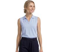 Street One Haut en Maille côtelée avec col Polo Bleu Cachemire 46