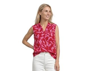 Street One Haut mélangé structuré avec col Salsa Red 34