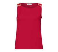 Street One Haut avec détails sur Les épaules Salsa Red 36