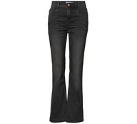 Street One Jean Bootcut Taille Haute pour Femme, Coupe ajustée, 3818276, Noir délavé., 27W / 30L