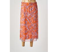 street one jupes femme de couleur orange 38