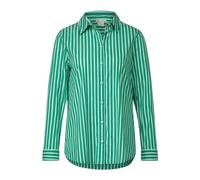 Street One Ltd QR Striped Business Blouse T-Shirt, Fresh Spring Green, 46 Femme, Vert