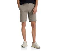 Street One Men Short Chino Coupe Droite en Jersey Chaud Sable 32