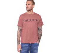 Street One Men T-Shirt avec Logo imprimé Sunrise Red XL