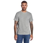 Street One MEN T-Shirt Basique de Couleur Unie Cloud Grey Melange XXL