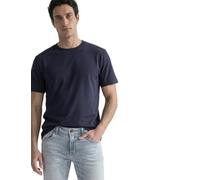 Street One MEN T-Shirt Basique pour Homme - Couleur Unie - 1 pièce, Bleu éclipse, L
