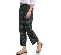 Street One Femme 7/8 Pantalon coupe large en style ample à imprimé in Vert, in size: 42