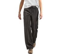Street One Pantalon Droit avec Poches Cargo, Noir café, Taille 36