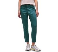 Street One Pantalon Slim 7/8 au Look Satin Vert méditerranéenne 34