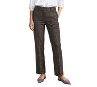 Street One Pantalon Taille Haute Coupe décontractée Marron foncé 34