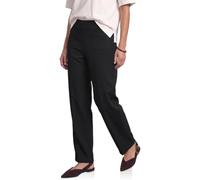 Street One Pantalon Taille Haute Coupe Droite Coupe décontractée Noir 34