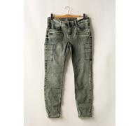 street one pantalons femme de couleur vert W26