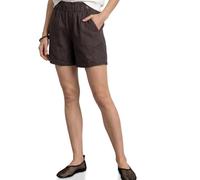 Street One Paperbag Short en Lin Espresso Brown 42