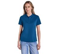 Street One Polo pour Femme avec Structure côtelée, Dodger Blue, 36