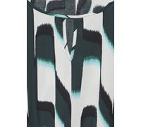 Street One Printed roundneck blouse w cut hunter green 36/36