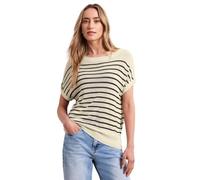 Street One Pull à Rayures Doux Beige 38