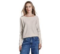 STREET ONE Pull Dolman pour Femme, Blanc crème mélangé, 40