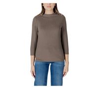Street One - Pull Marron à Manches Longues - Femme - Pulls - Brun - Taille: 40 FR