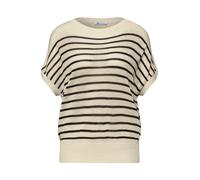 Street One Pull à Rayures Doux Beige 34