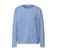 Street One Pull structuré Bleu givré Mel 36