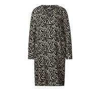 Street One Femme Robe-tunique à motifs in Noir, in size: 36