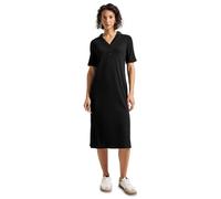 Street One Robe Polo avec Structure côtelée Noire 44