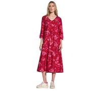 STREET ONE Robe Tunique avec Volants, Rouge Gloire, 36