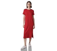 Street One Studio 1408797 Robe avec Structure côtelée, Rouge-Orange, 44 Femmes