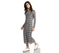 Street One Studio 1408892 Robe en Maille à Motifs, Noir, 44 Femmes