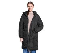 Street One Studio 2005455 Veste matelassée Longue, Noir, 36 Femmes