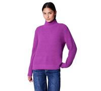 Street One Studio 3015553 Pull à col roulé, Rose Floral, 42 Femme