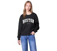 Street One Studio 3017130 Sweat-Shirt Coupe Ample, Noir, 38 Femme
