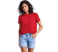 Street One Studio 3227260 T-Shirt à Manches Bouffantes, Rouge-Orange, 46 Femmes