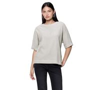 Street One Studio 3227612 T-Shirt en Velours côtelé, Cloud Grey, 38 Femmes