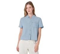 Street One Studio Chemise à Manches Courtes en Lyocell Soft Light Blue Wash 38